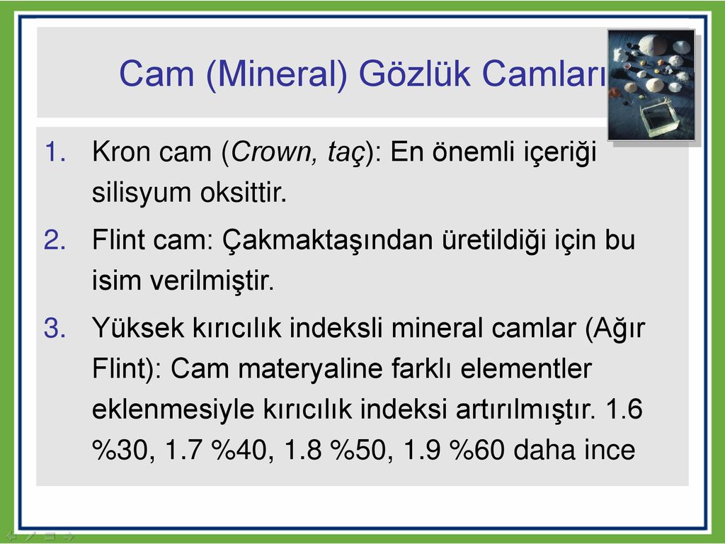 CAMIN YAPISI İLE İLGİLİ ÖZELLİKLER - Ppt Indir