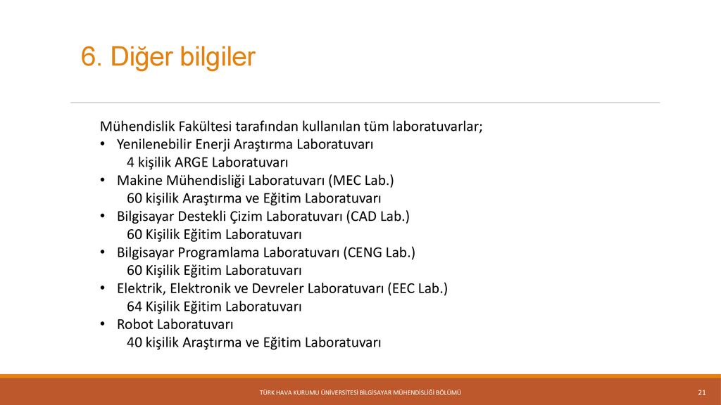 Bilgisayar Mühendisliği Bölümü Computer Engineering Department (CENG ...