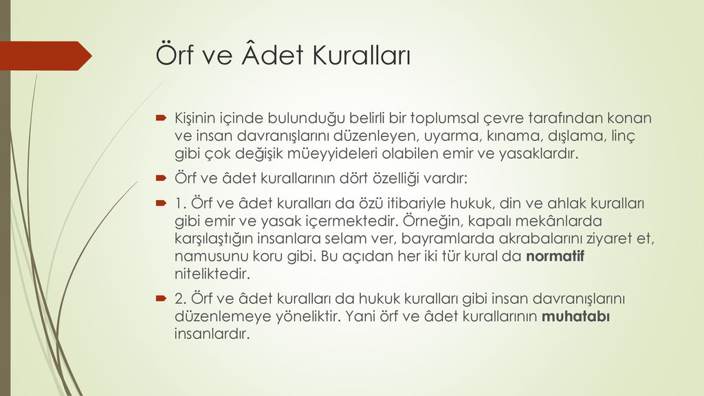 Toplumsal Düzen Kuralları - Ppt Indir