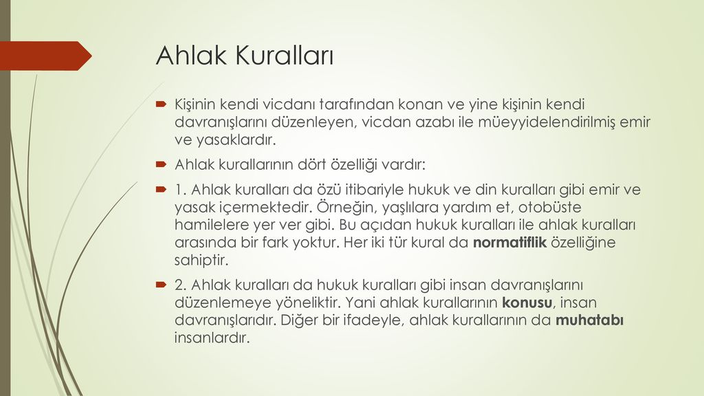 Toplumsal Düzen Kuralları - Ppt Indir