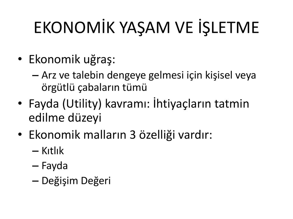 İşletme Tanımı Ve Unsurları - Ppt Indir