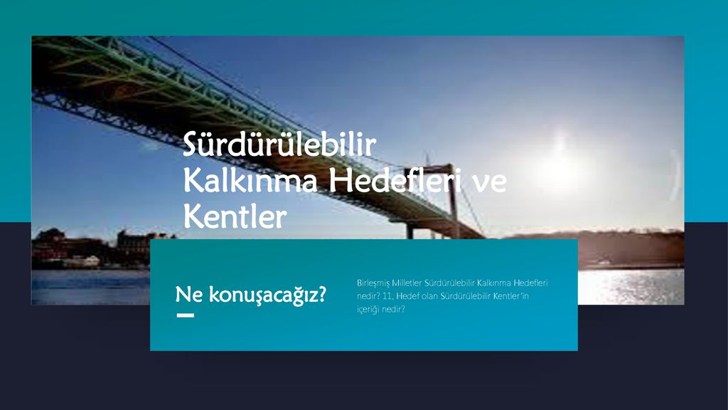 Sürdürülebilirlik Ve Sürdürülebilir Kentler - Ppt Indir