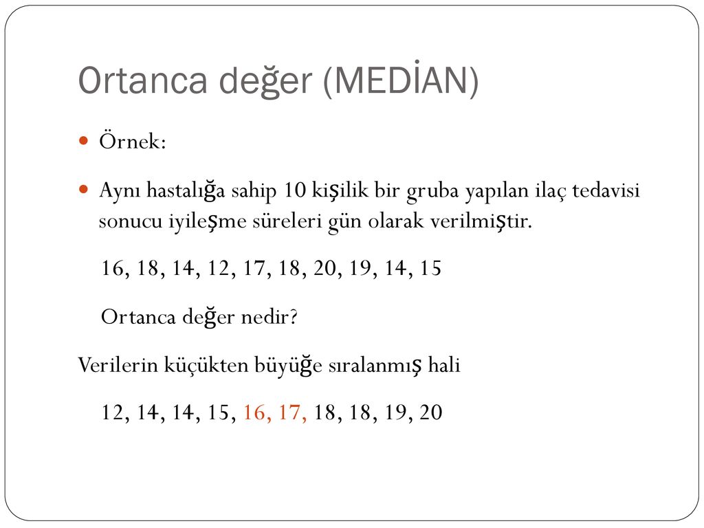 Merkezi Dagilim Olcutleri Yayginlik Olcutleri Ppt Indir