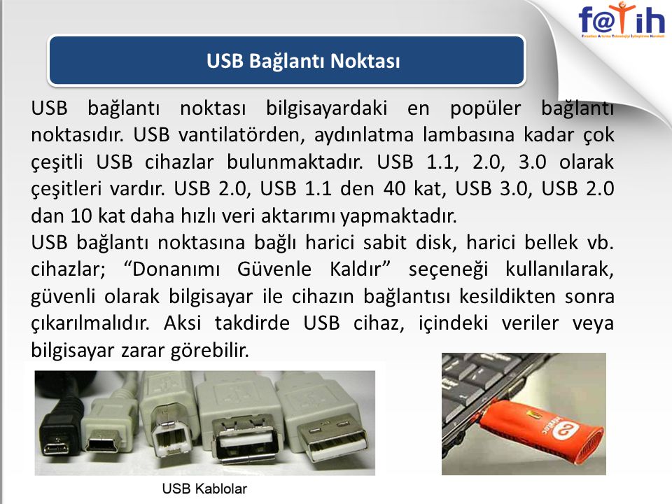 USB Bağlantı Noktası