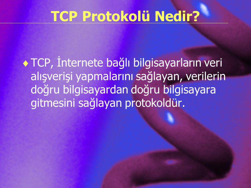 TCP Protokolü Nedir