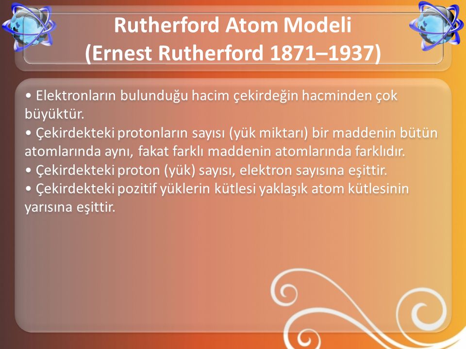 Rutherford Atom Modeli