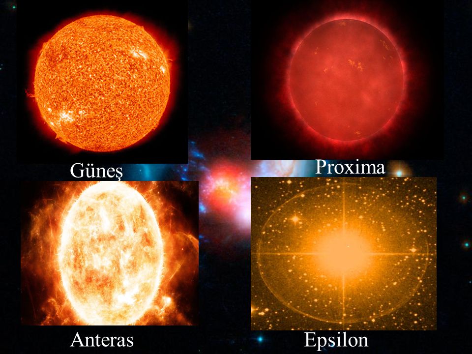Proxima Güneş Anteras Epsilon