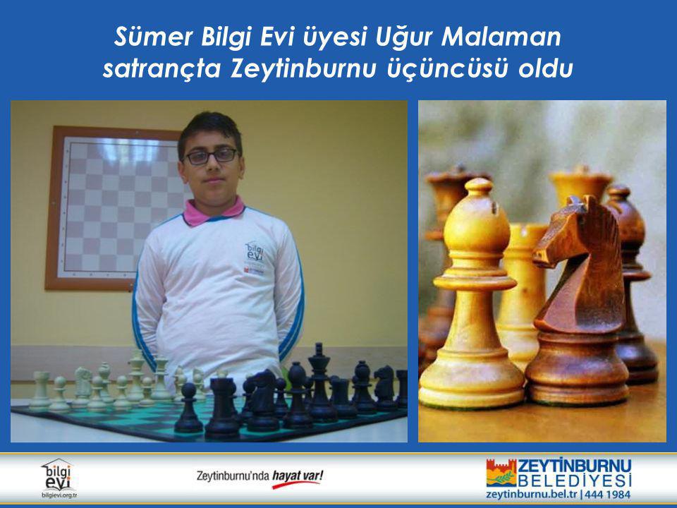 Sümer Bilgi Evi üyesi Uğur Malaman satrançta Zeytinburnu üçüncüsü oldu
