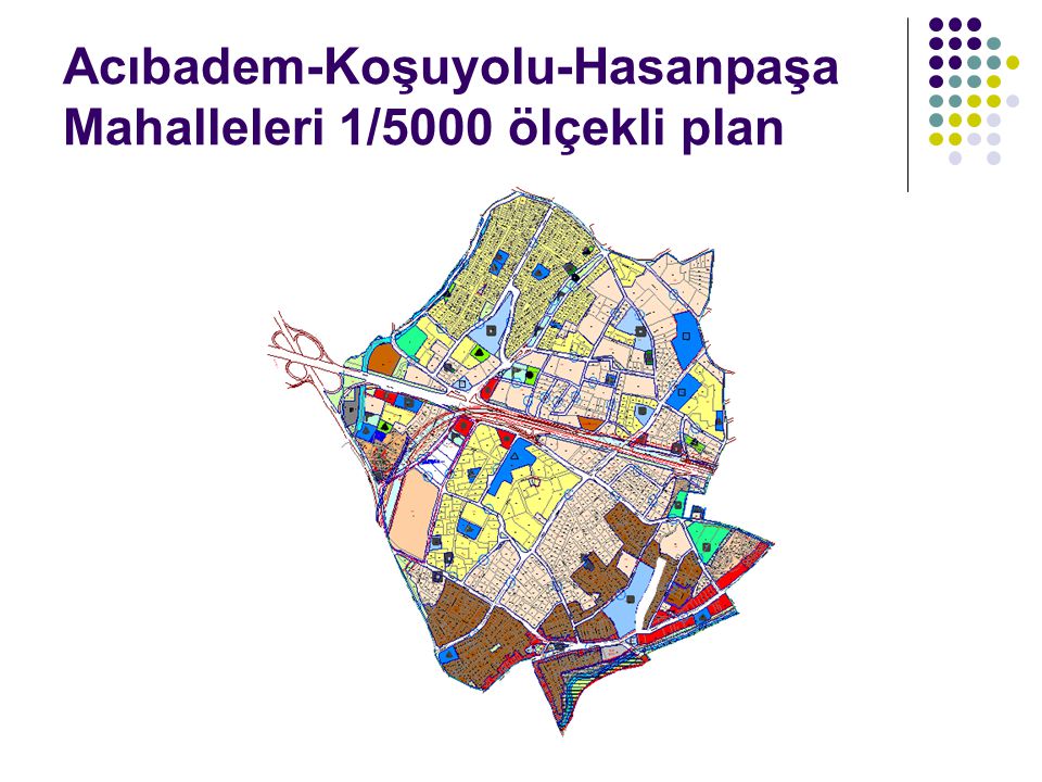 Acıbadem-Koşuyolu-Hasanpaşa Mahalleleri 1/5000 ölçekli plan
