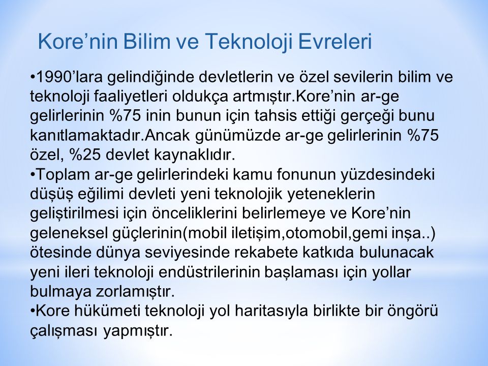 KORE VE ÇİN’DEKİ EN SON TEKNOLOJİK ÖNGÖRÜ ÇALIŞMALARININ KIYASLANMASI ...