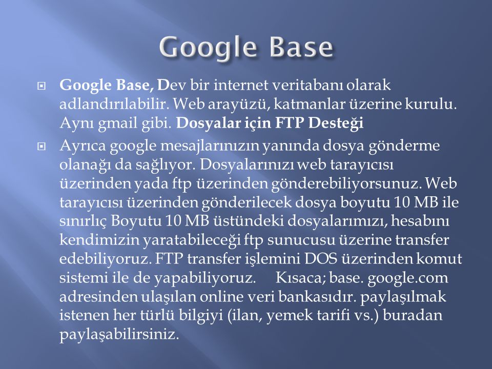 Google Base