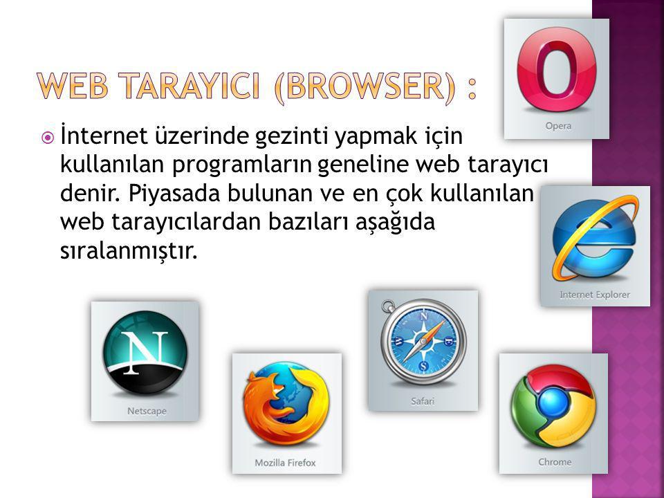 Web TarayIcI (Browser) :