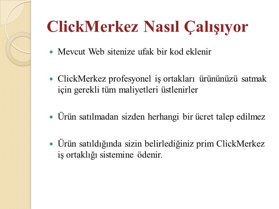 ClickMerkez Nasıl Çalışıyor