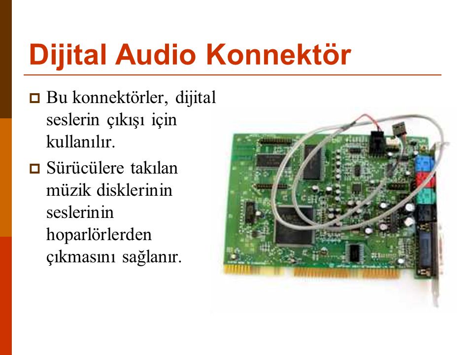 Dijital Audio Konnektör