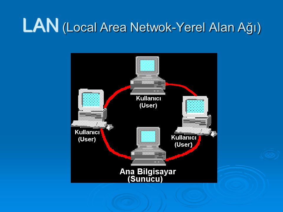 LAN (Local Area Netwok-Yerel Alan Ağı)