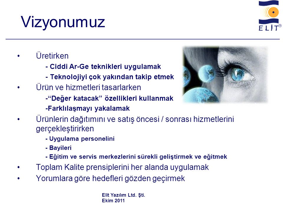 ELİT YAZILIM Ltd Şti - Şirket Profili - ver 7.2