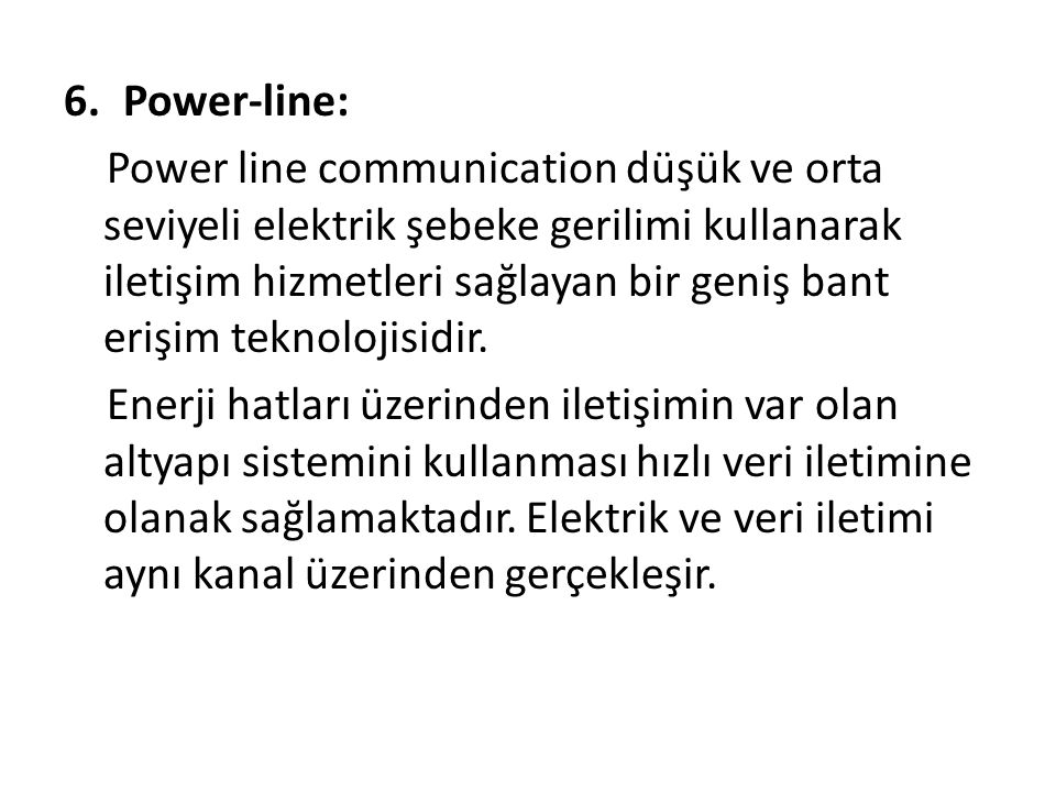 Power-line: