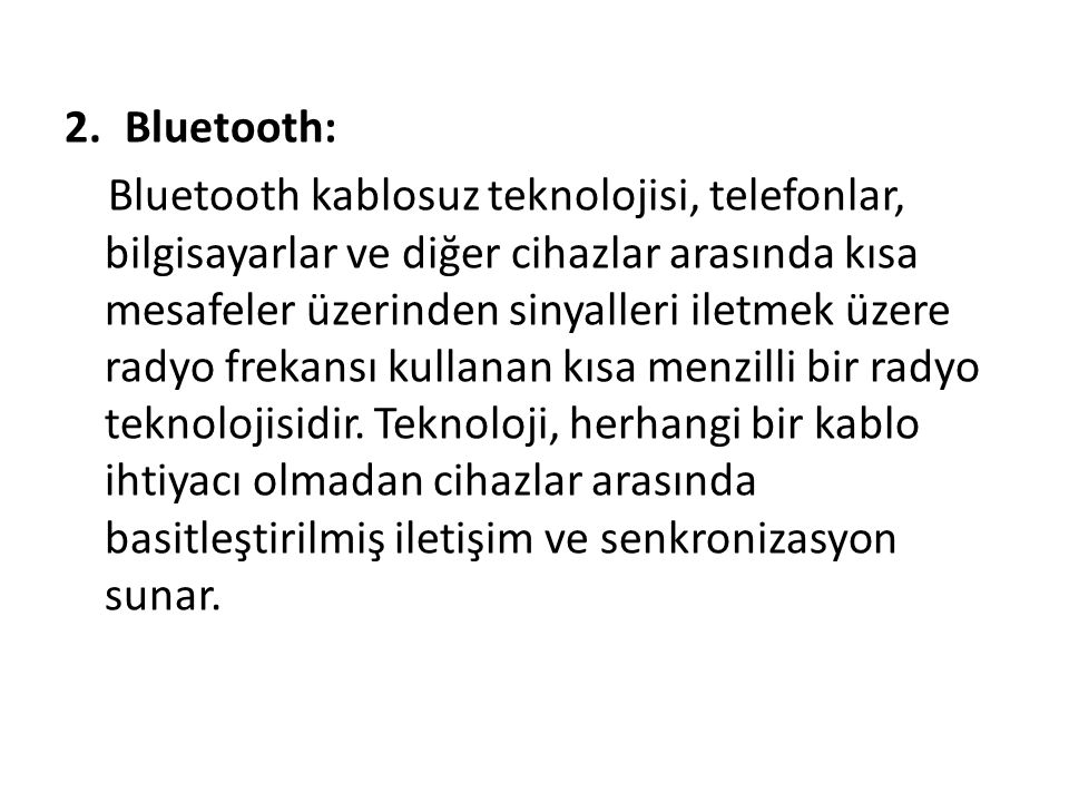 Bluetooth: