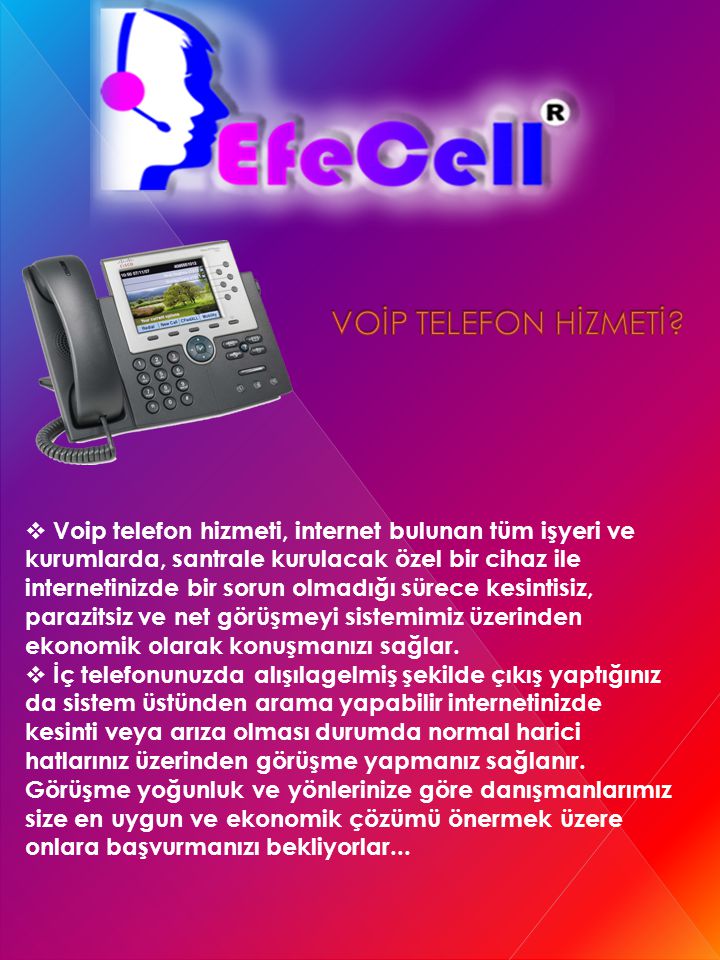 VOİP TELEFON HİZMETİ