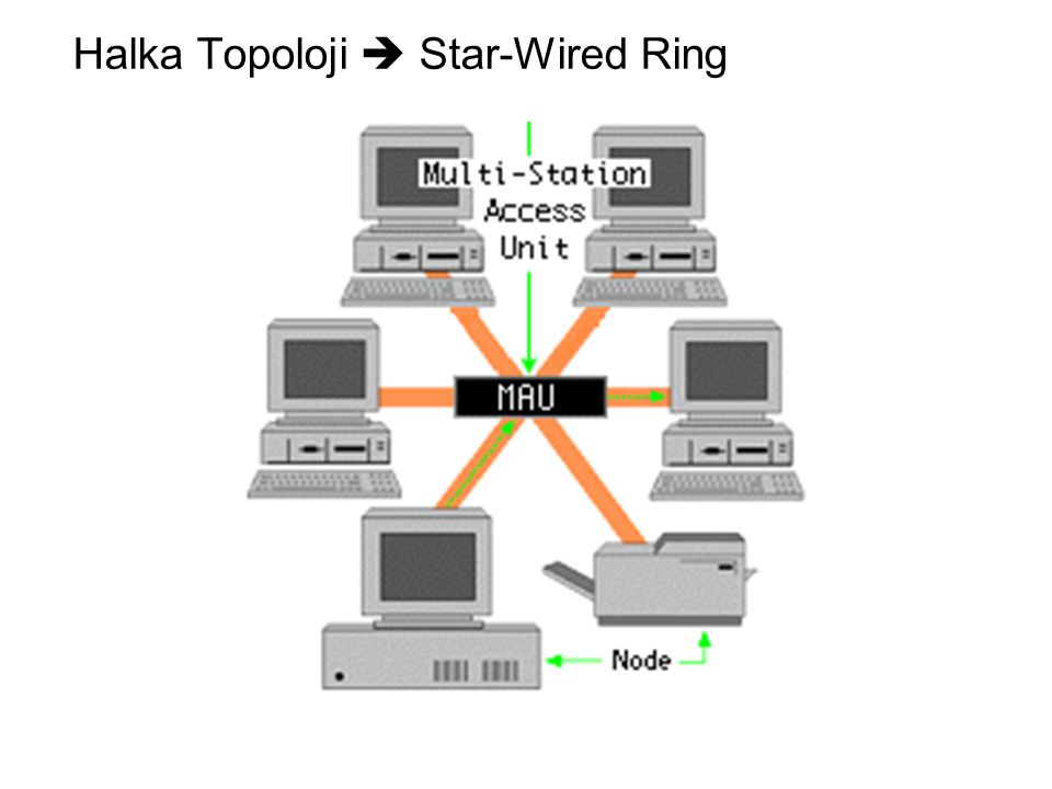 Halka Topoloji  Star-Wired Ring