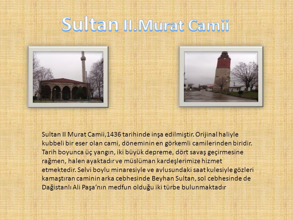 Sultan II.Murat Camii