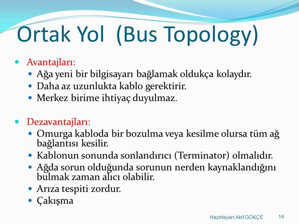 Ortak Yol (Bus Topology)