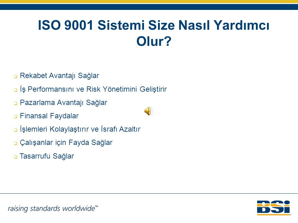ISO 9001 Sistemi Size Nasıl Yardımcı Olur