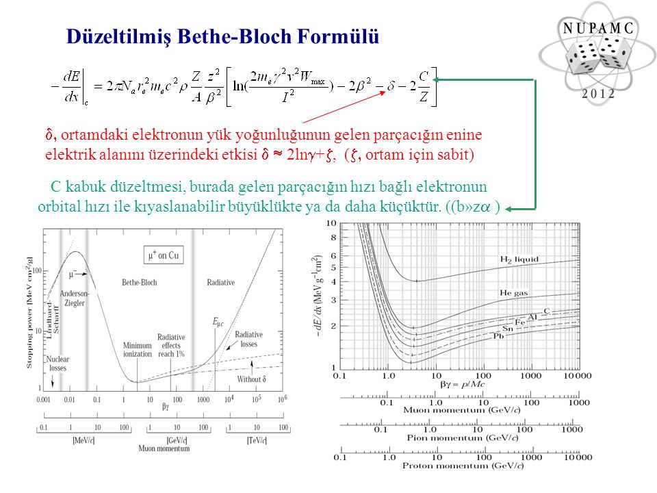 Düzeltilmiş Bethe-Bloch Formülü
