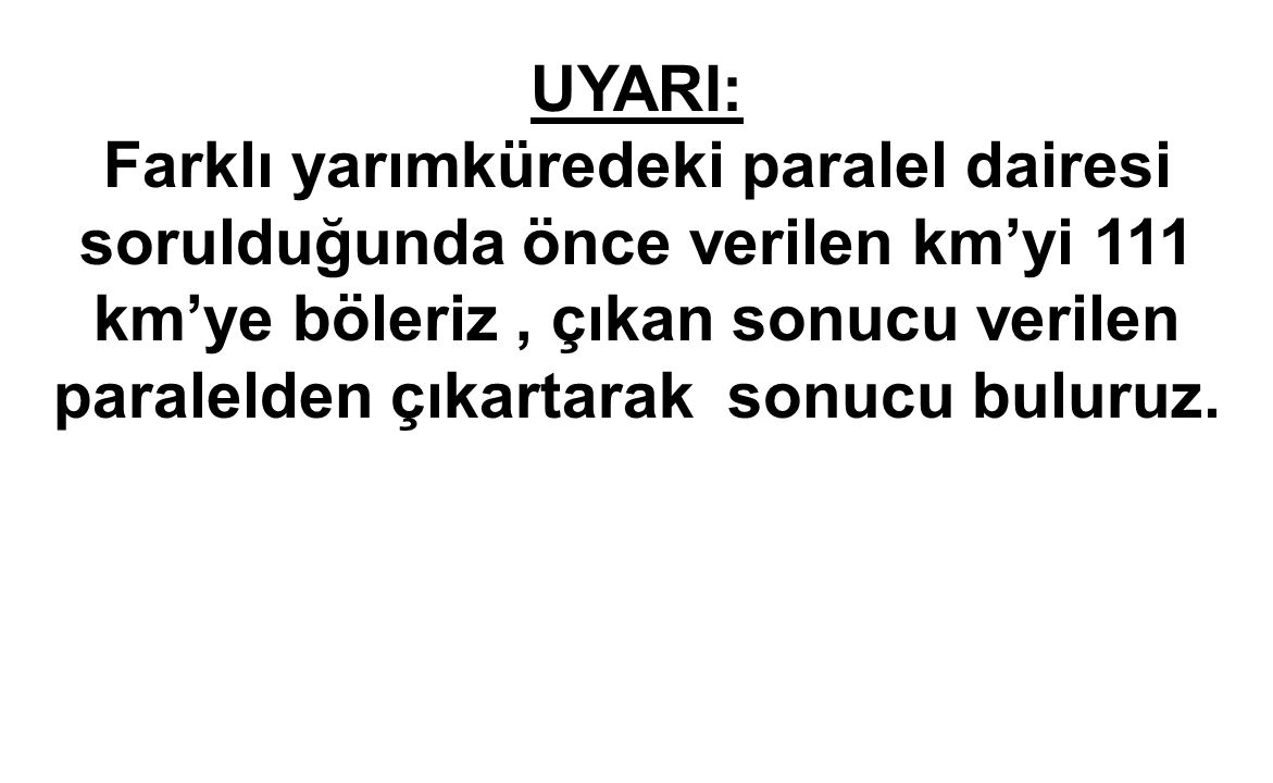 UYARI: