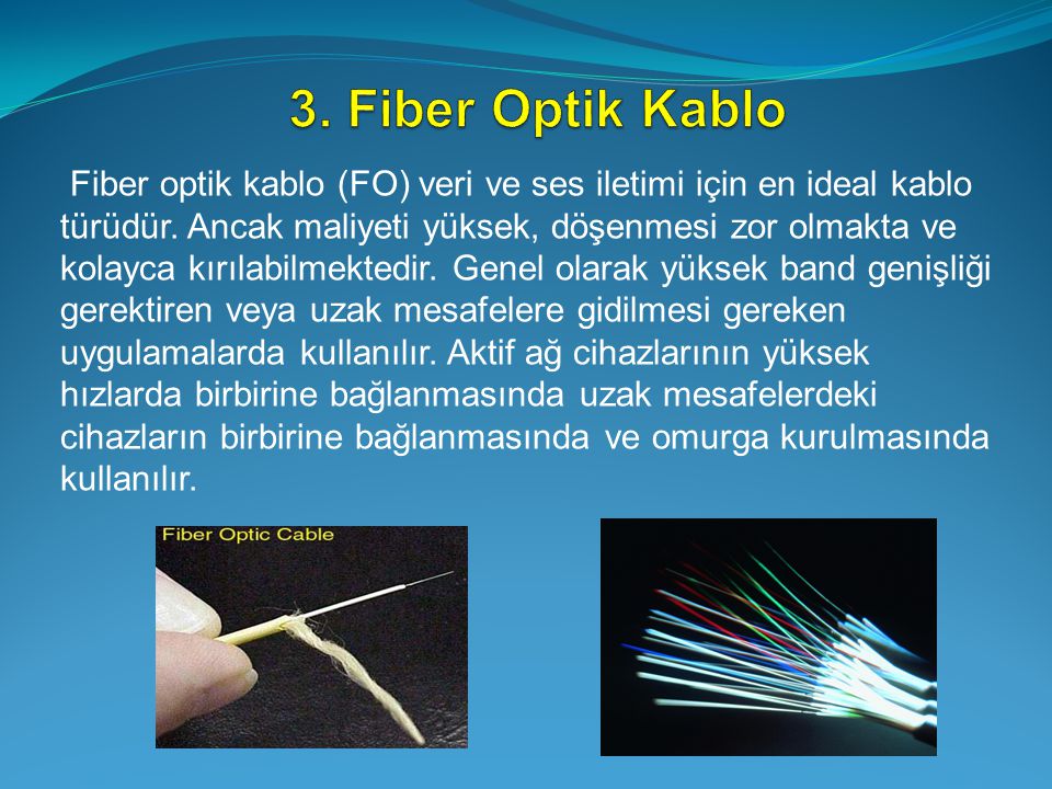 3. Fiber Optik Kablo
