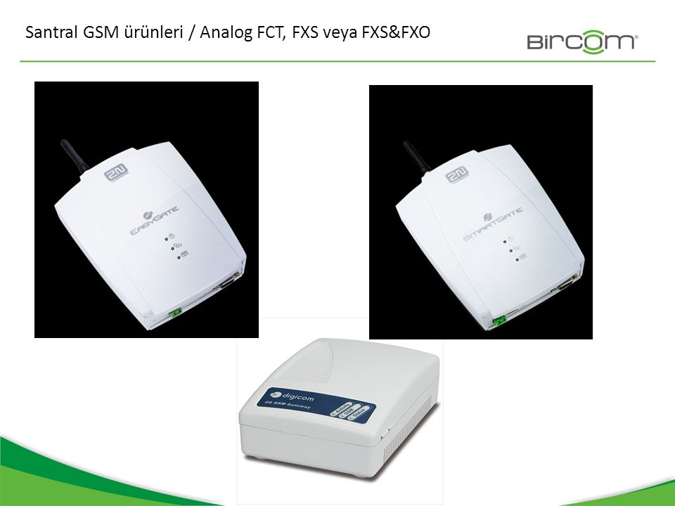 Santral GSM ürünleri / Analog FCT, FXS veya FXS&FXO
