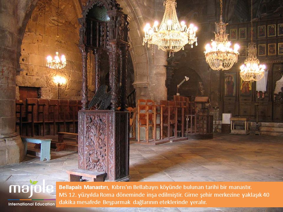 Bellapais Manastırı, Kıbrıs ın Bellabayıs köyünde bulunan tarihi bir manastır.