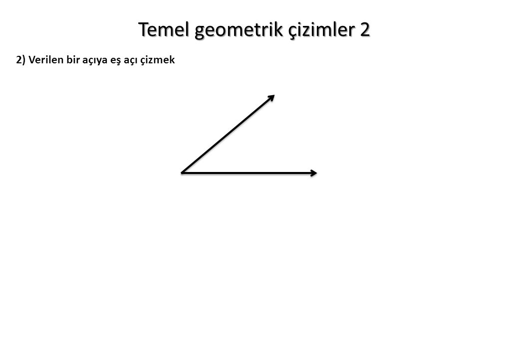 Temel geometrik çizimler 2