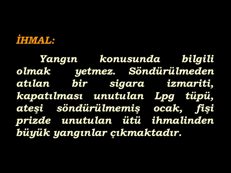 İHMAL: