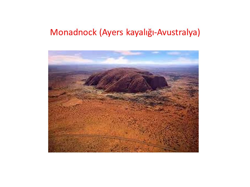 Monadnock (Ayers kayalığı-Avustralya)