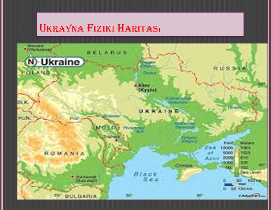 Ukrayna Fiziki Haritası