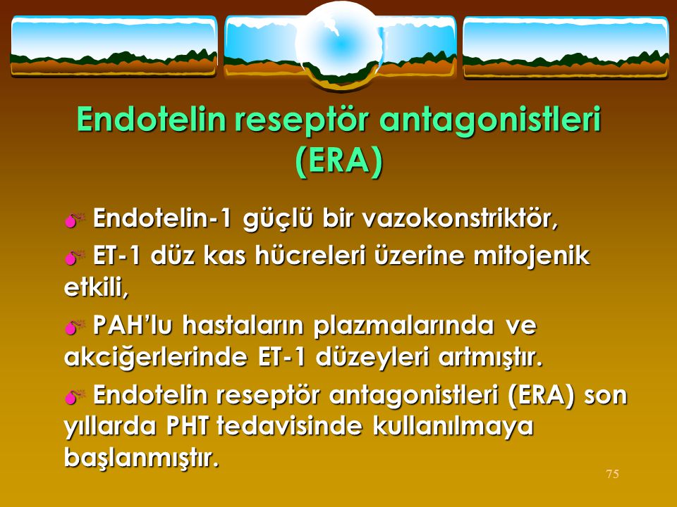 Endotelin reseptör antagonistleri (ERA)