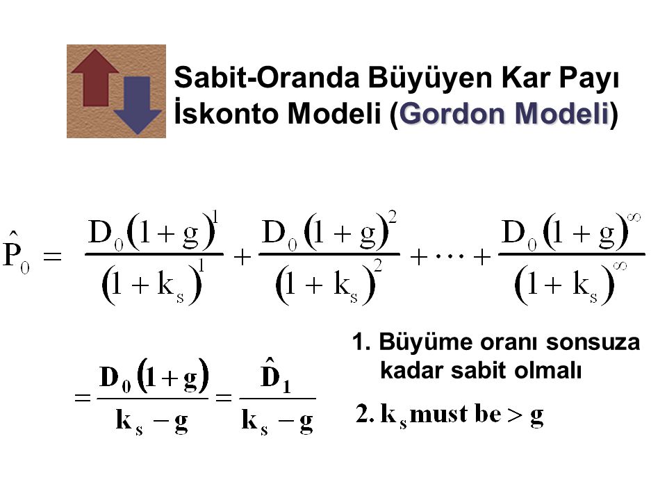 Sabit-Oranda Büyüyen Kar Payı İskonto Modeli (Gordon Modeli)