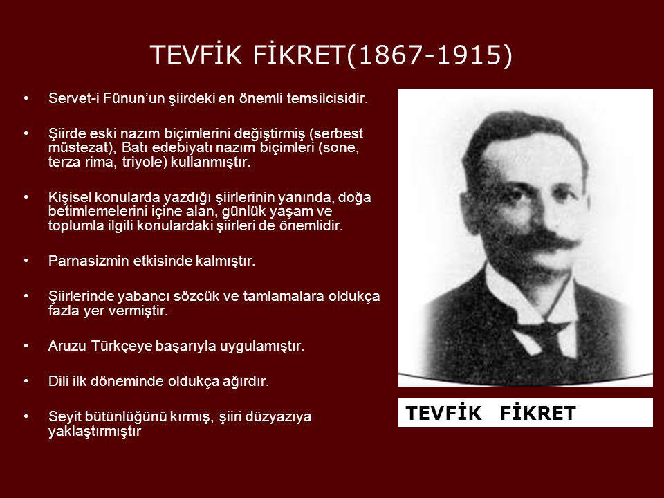 SERVET-İ FÜNUN EDEBİYATI - Ppt Indir