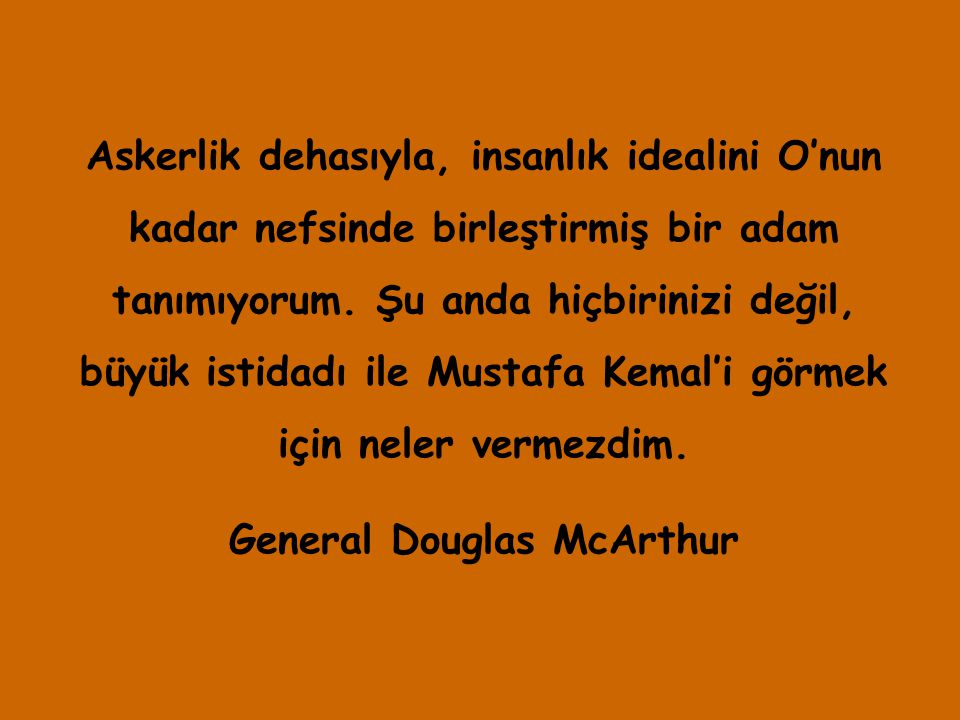 General Douglas McArthur