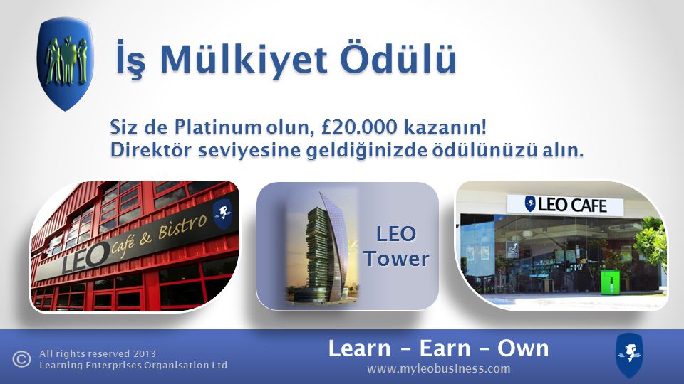İş Mülkiyet Ödülü LEO Tower Siz de Platinum olun, £ kazanın!