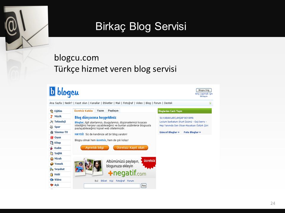 blogcu.com Türkçe hizmet veren blog servisi