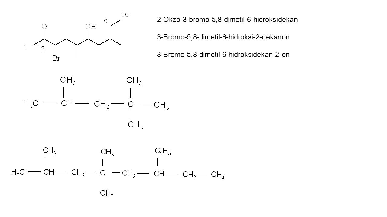 2-Okzo-3-bromo-5,8-dimetil-6-hidroksidekan