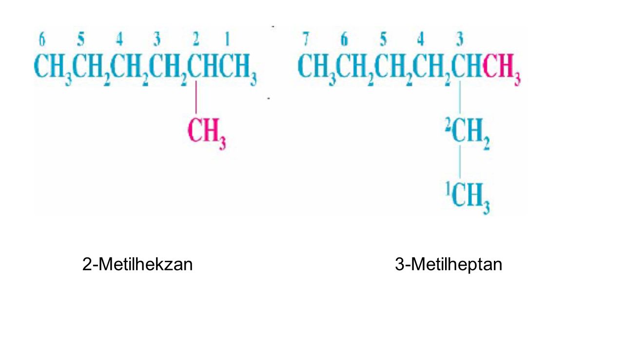 2-Metilhekzan 3-Metilheptan