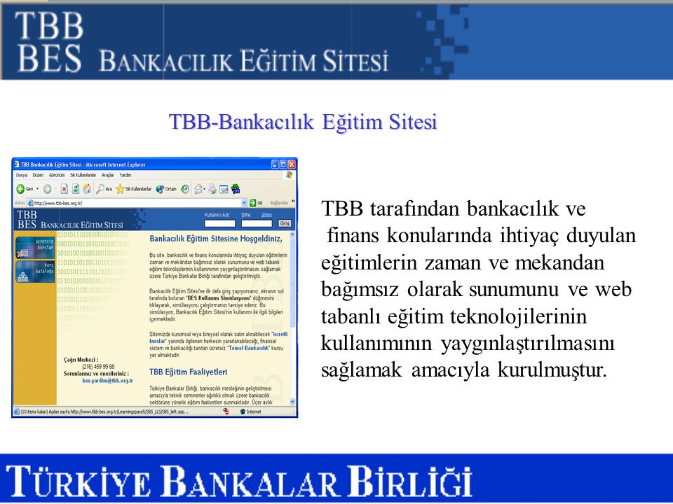 TBB-Bankacılık Eğitim Sitesi