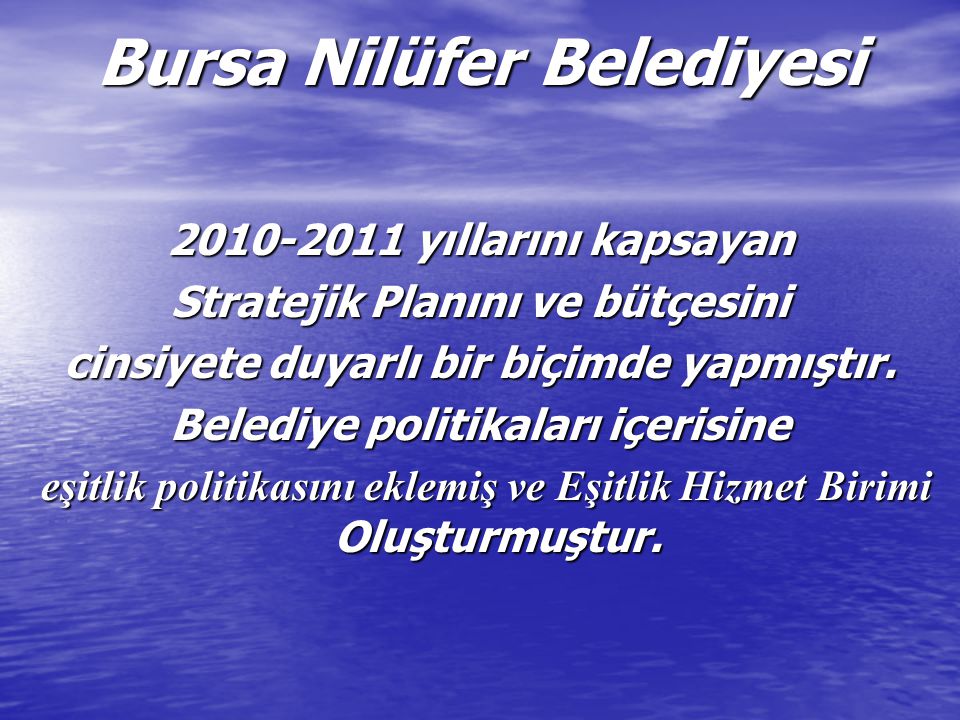 Bursa Nilüfer Belediyesi
