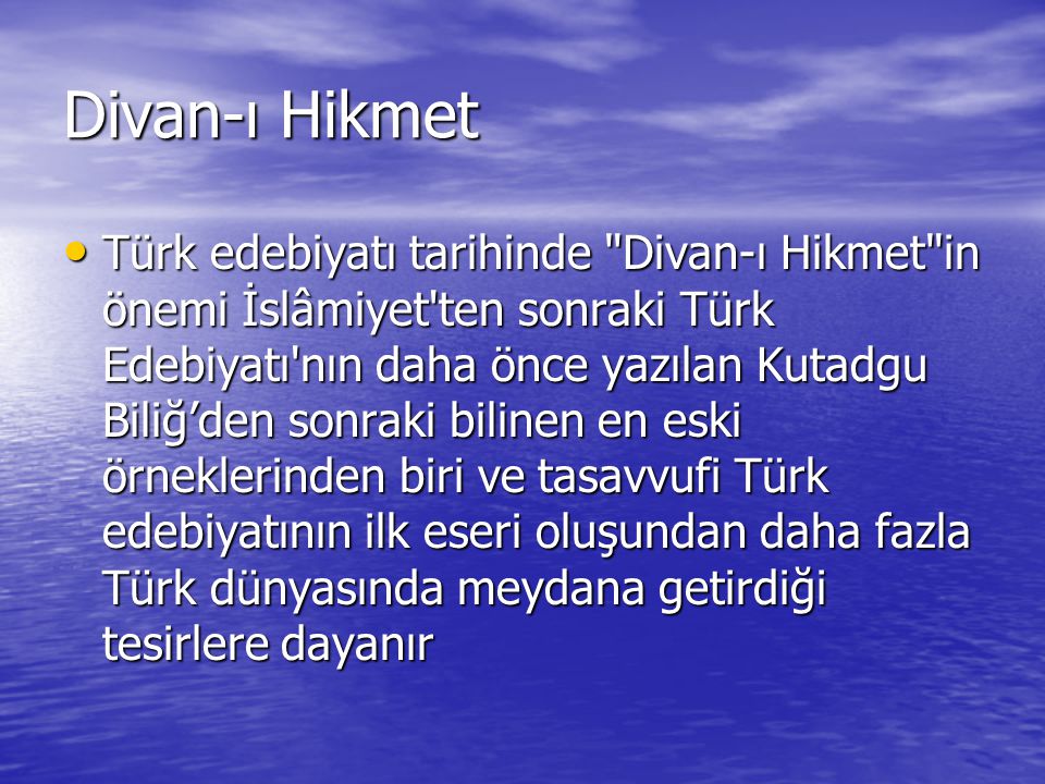 Divan-ı Hikmet