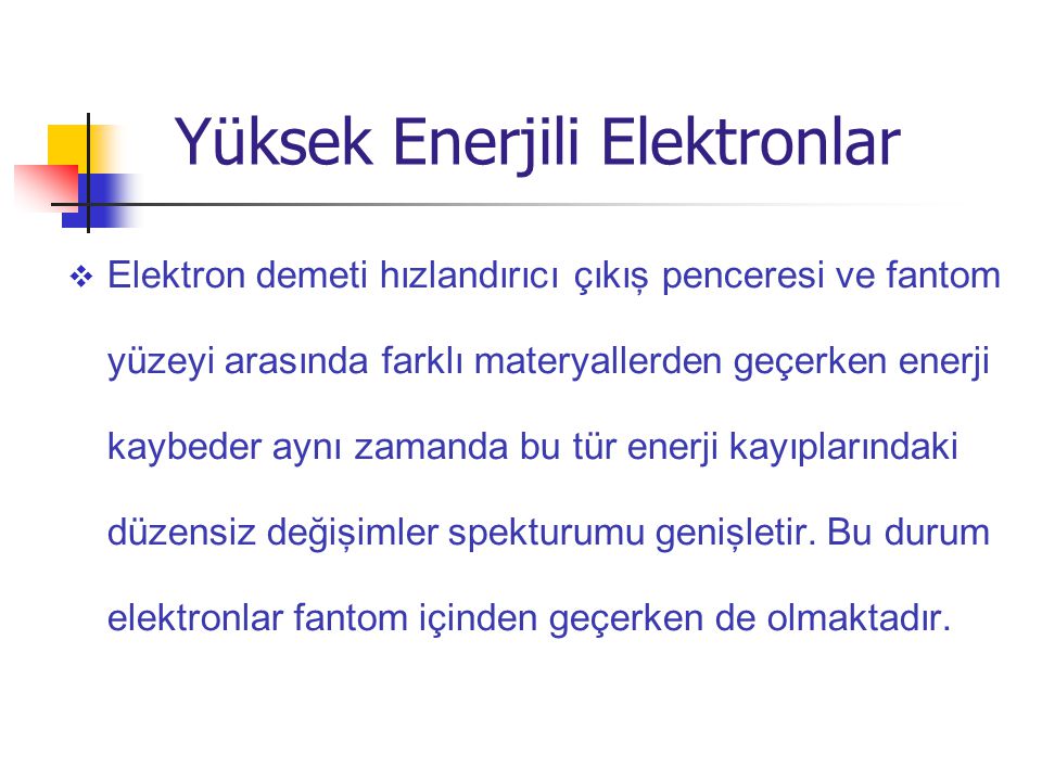 Yüksek Enerjili Elektronlar