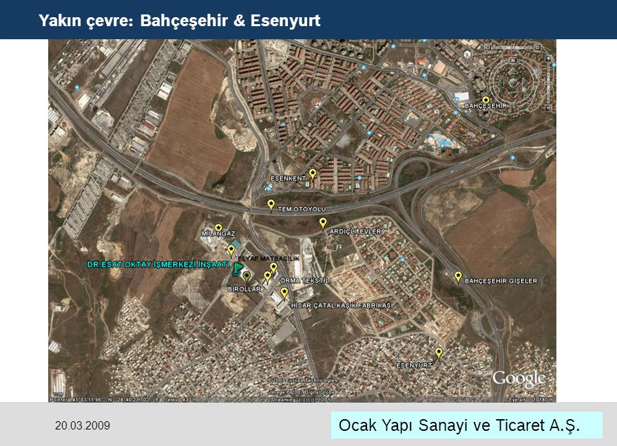 Yakın çevre: Bahçeşehir & Esenyurt