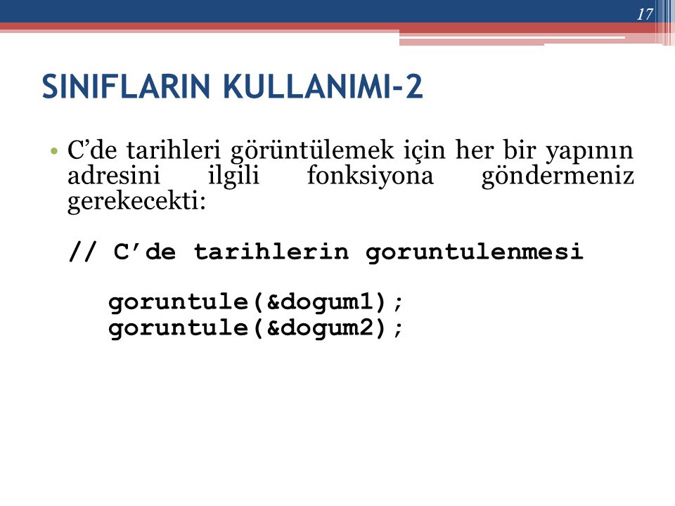 SINIFLARIN KULLANIMI-2